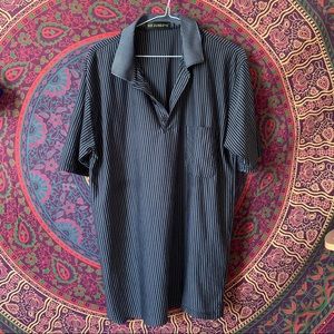 Striped Collar Shirt